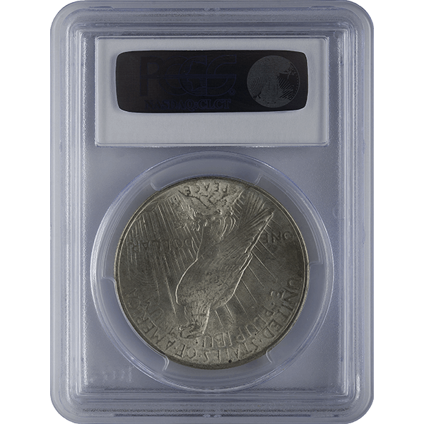 1921-1935 AMERICAN SILVER PEACE DOLLAR PCGS64 - Image 2