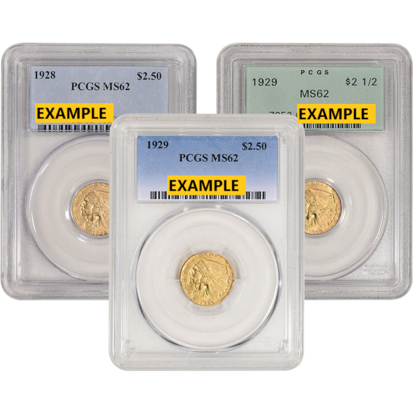 $2.5 U.S. GOLD INDIAN PCGS62 - Image 2