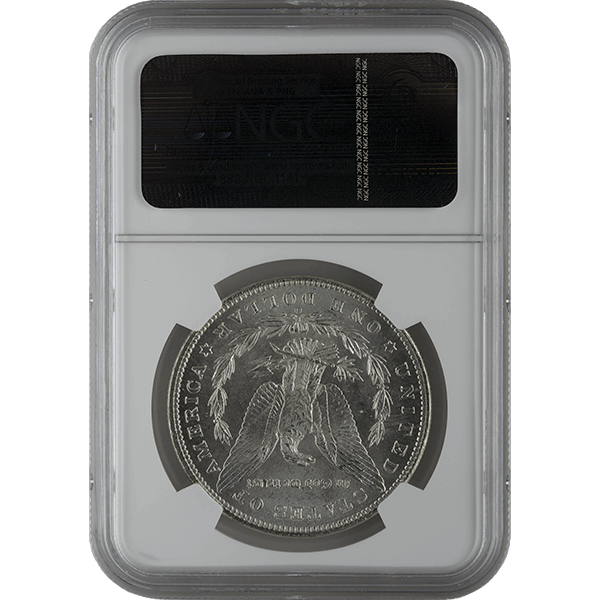 1878-1921 AMERICAN SILVER MORGAN DOLLAR NGC65 - Image 2
